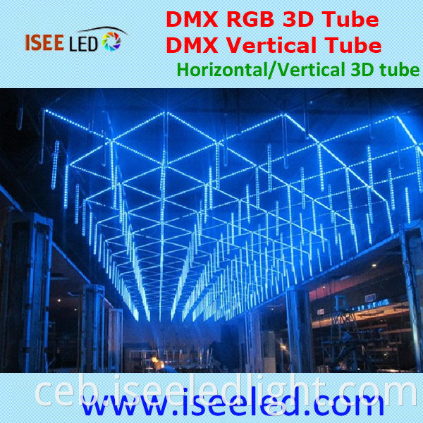 RGB DMX512 LED 3D Tube